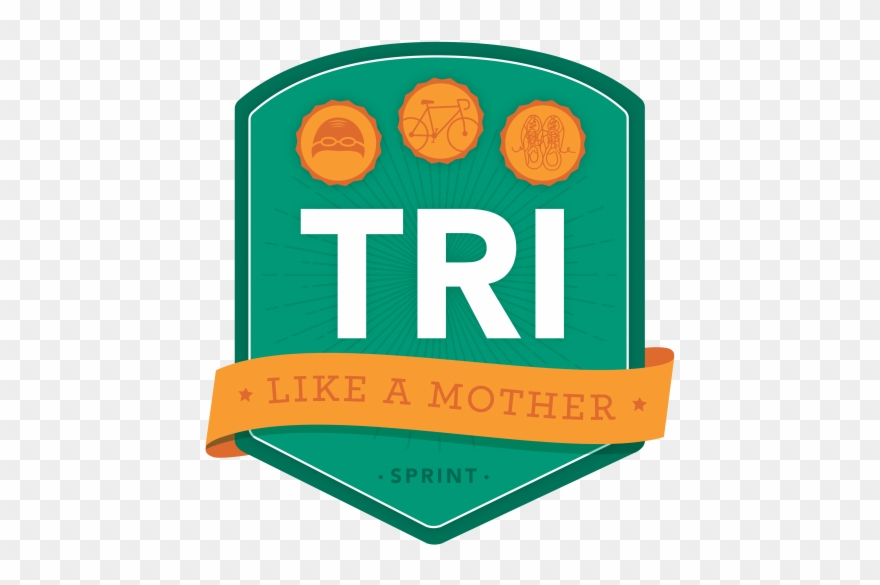 Sprint Triathlon Badge Clipart
