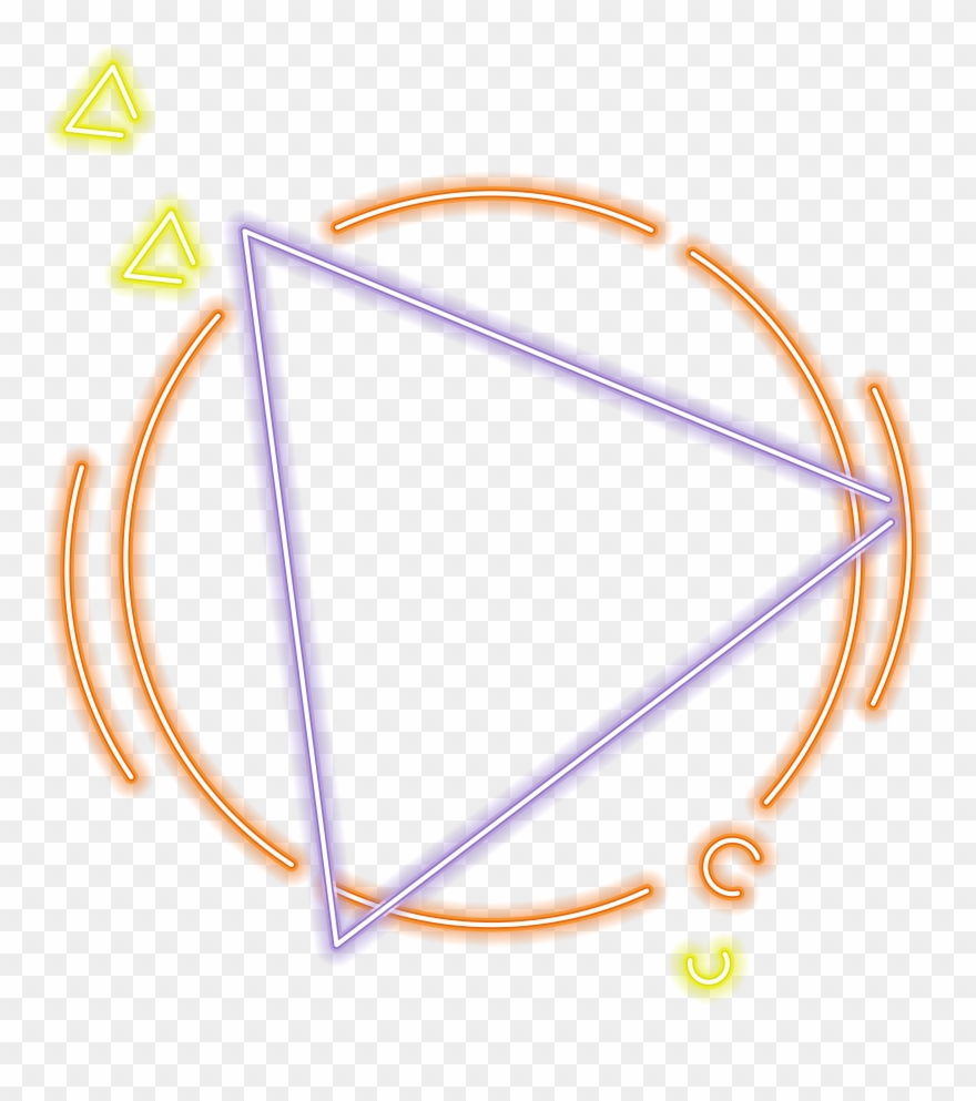 E Commerce Elements Neon Borders Png And Vector Image Clipart