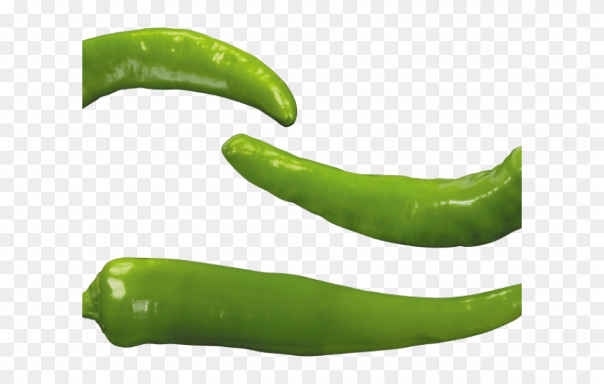 Green Clipart Chili Peppers - Png Download