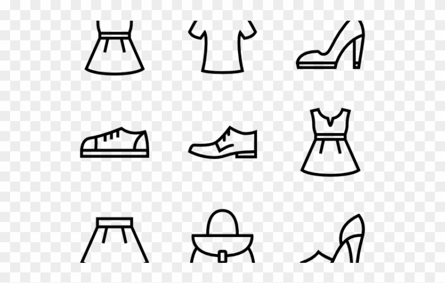 Icons Clipart Fashion - Png Download