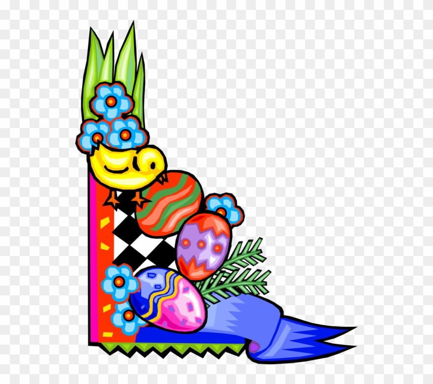 Vector Illustration Of Decorated Pascha Easter Egg Clipart
