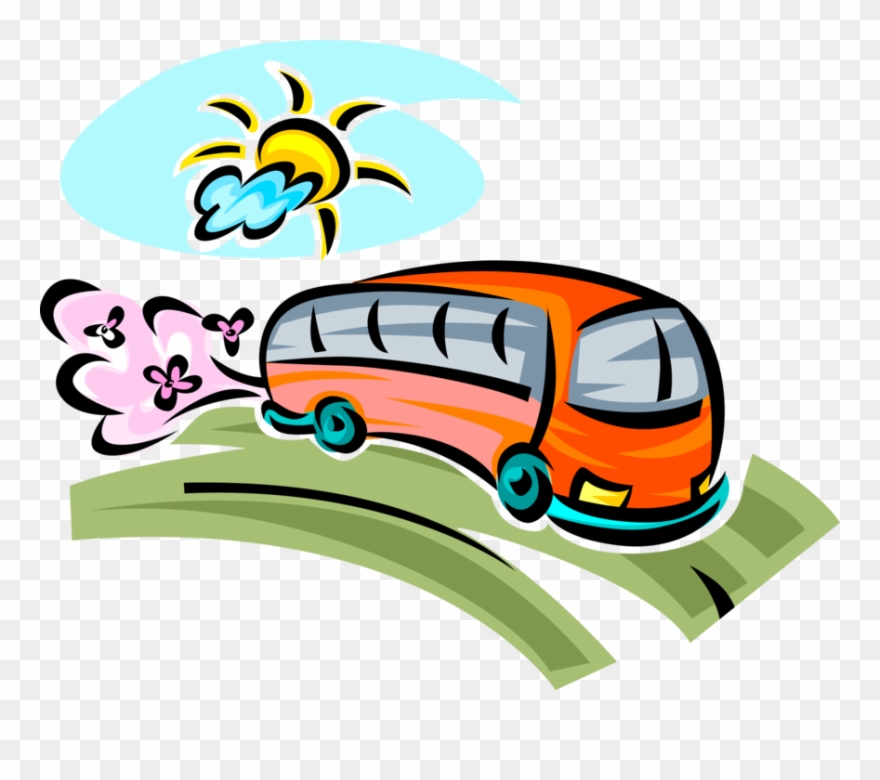 Vector Illustration Of Urban Transportation Clean Energy Clipart