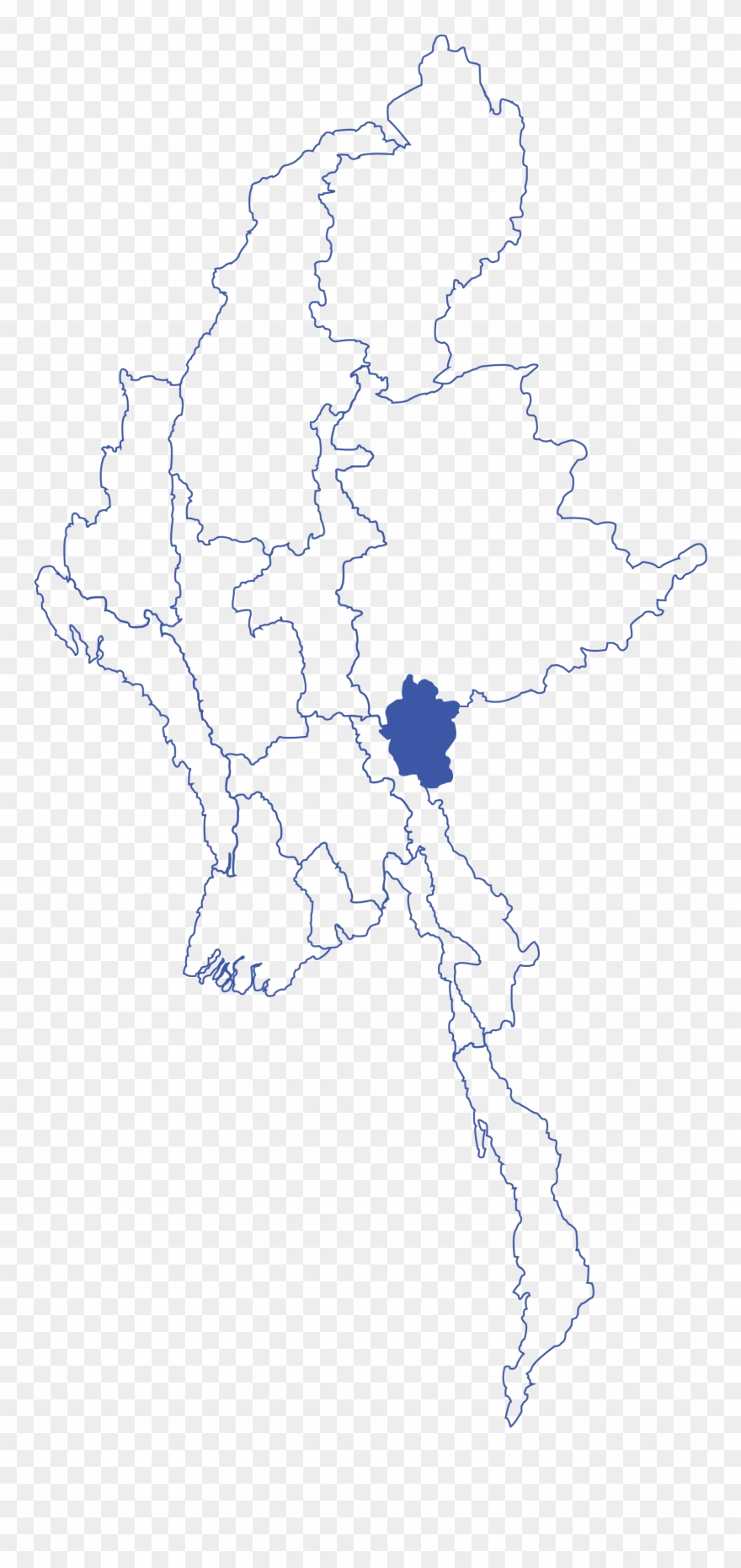Located In The Eastern Part Of Myanmar Clipart