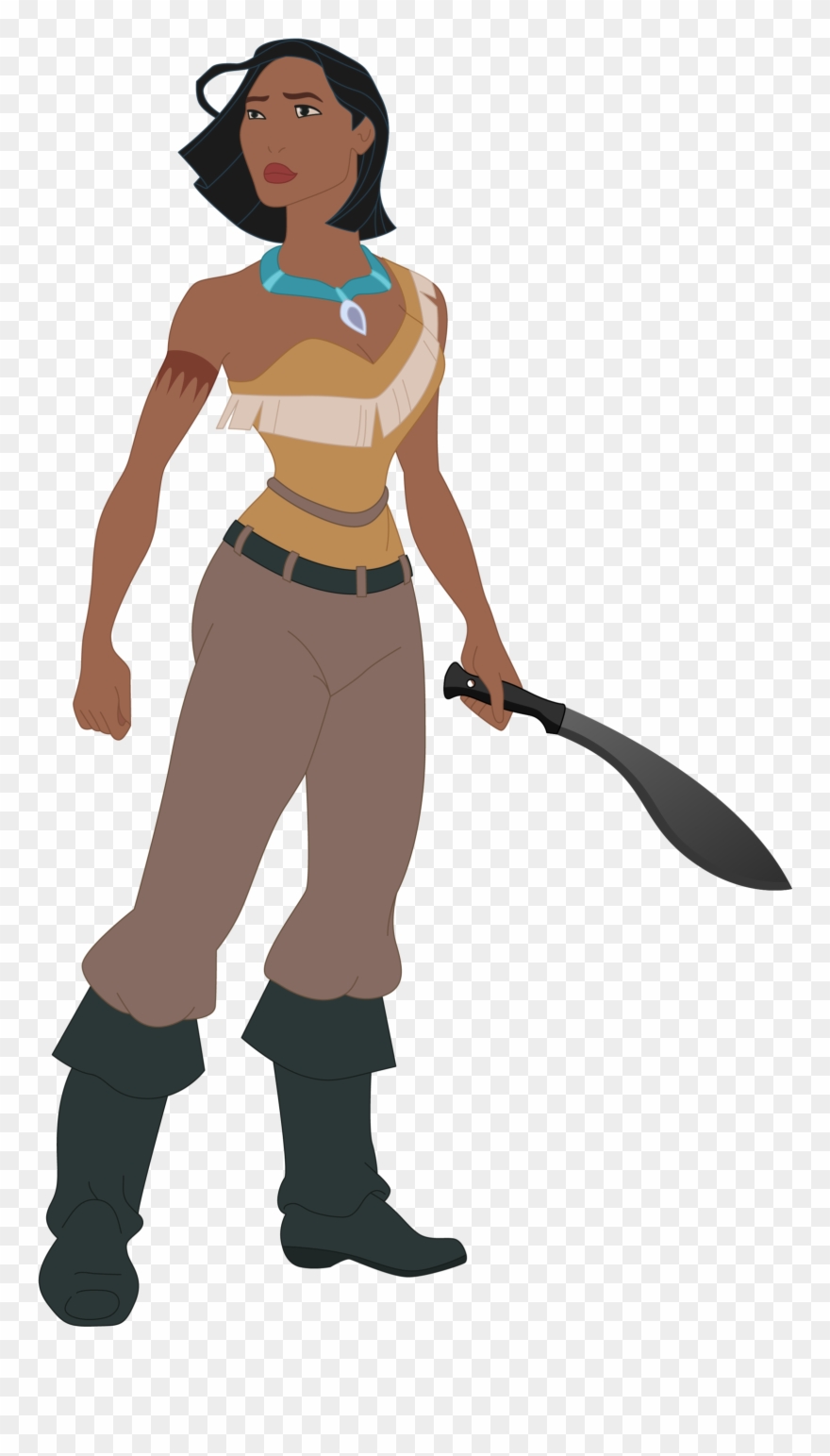 Best Of Pocahontas Clip Art Medium Size - Png Download