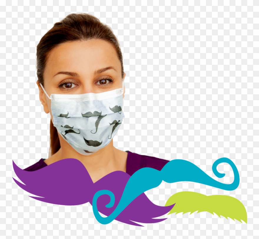 Primed Movember Mask Clipart