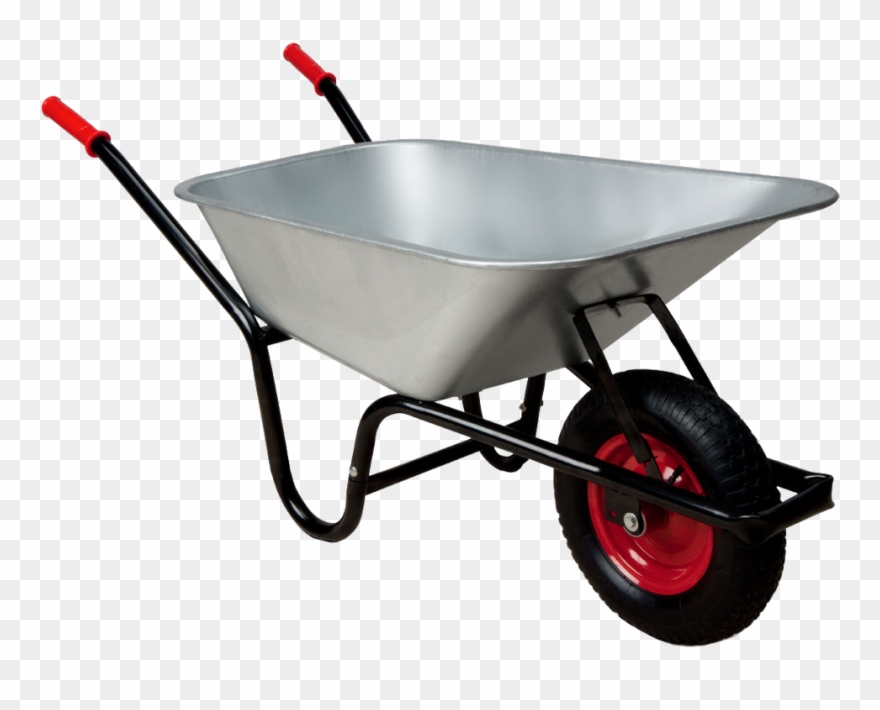 Dirt Clipart Wheelbarrow - Png Download