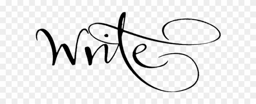 Calligraphy Clipart Cookbook - Png Download