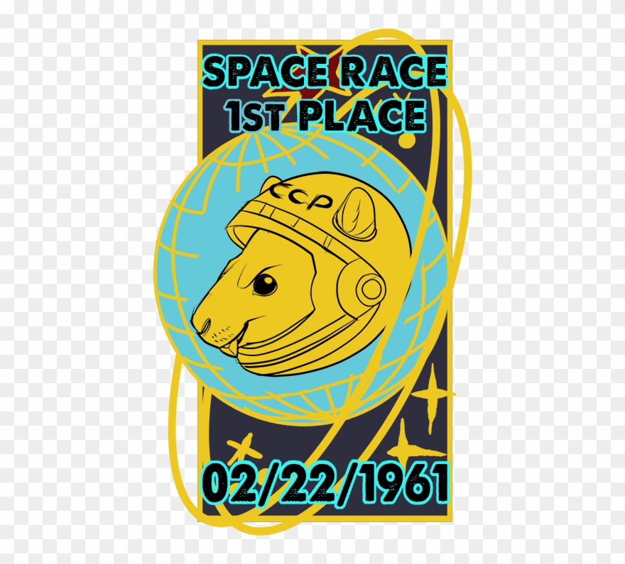 Space Race Patch Clipart