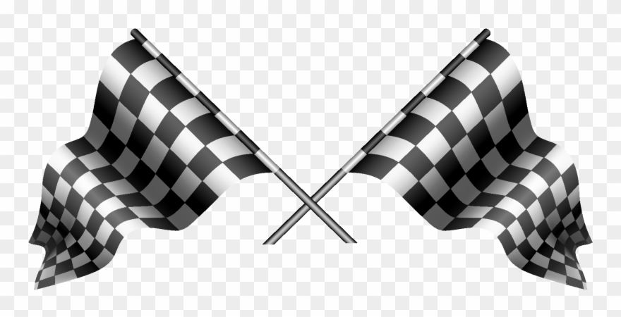 Cartoon Plaid Banner Element Clipart