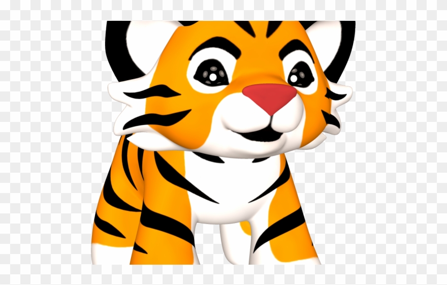 Animl Clipart Tiger - Png Download