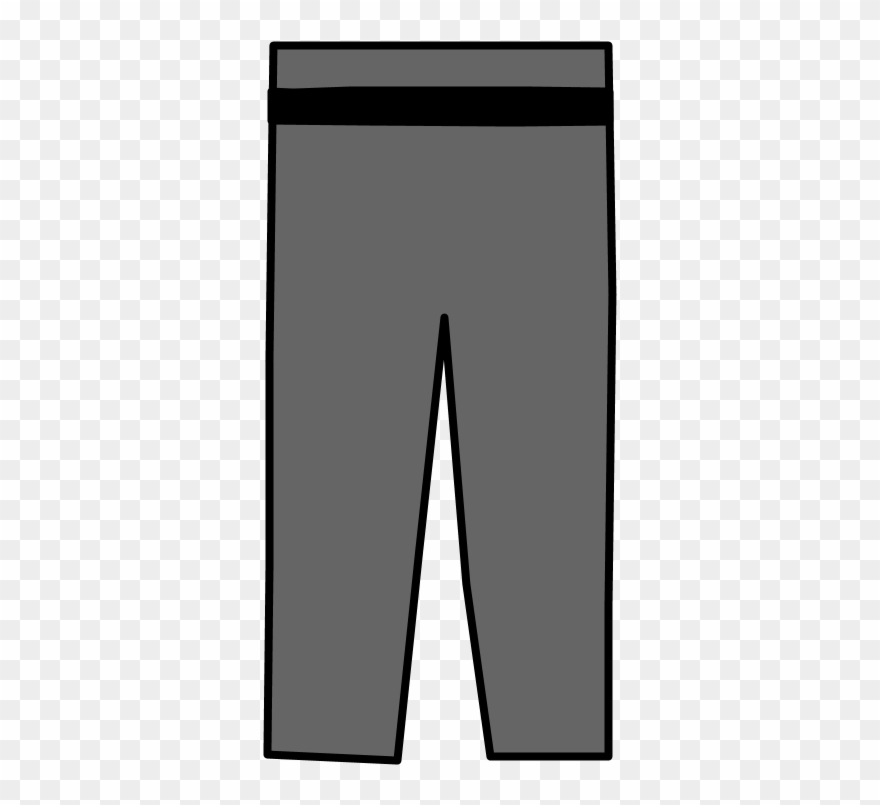Leggings, Gray, Black Stripe, Clipart