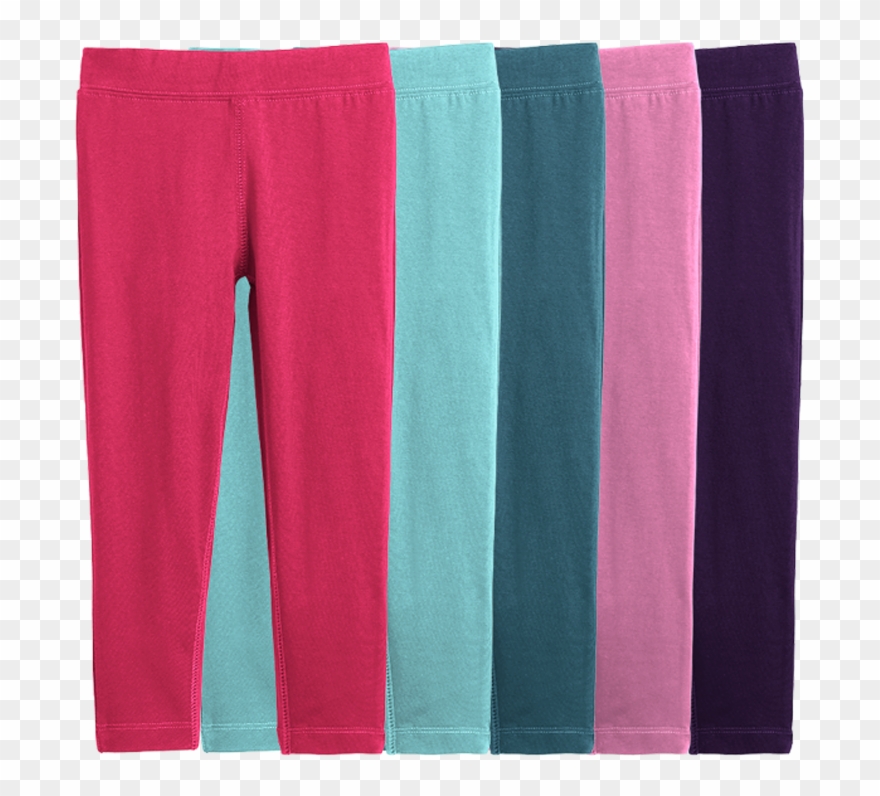 Child Wearing The Legging Set In Kids Size 2 And Color Clipart