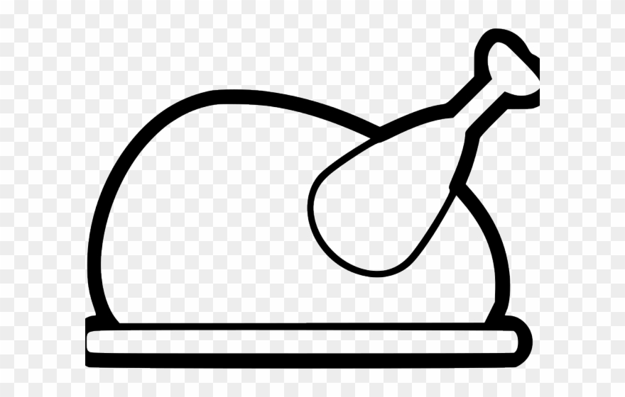 Drawn Chicken Chicken Meat Clipart
