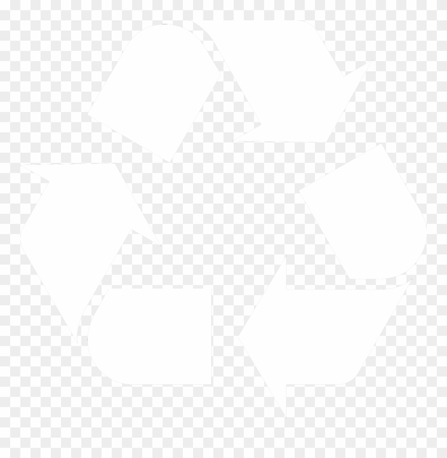 Recycle Symbol Clip Art Black And White - Png Download