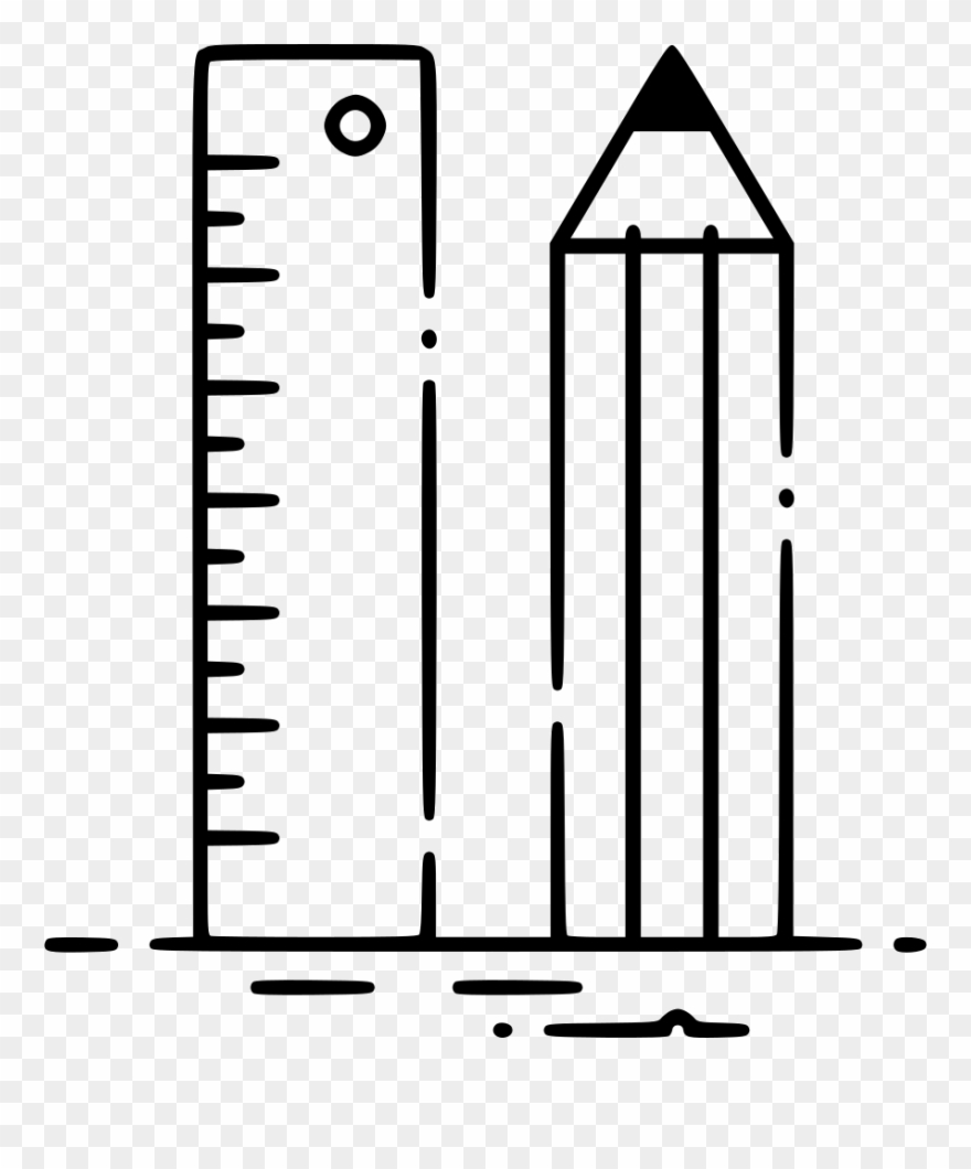 Ruler Pencil Comments Clipart