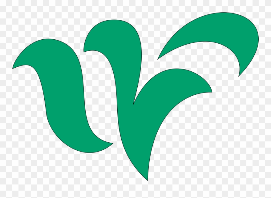 Leaf Green Plant Stem Line Logo Clipart