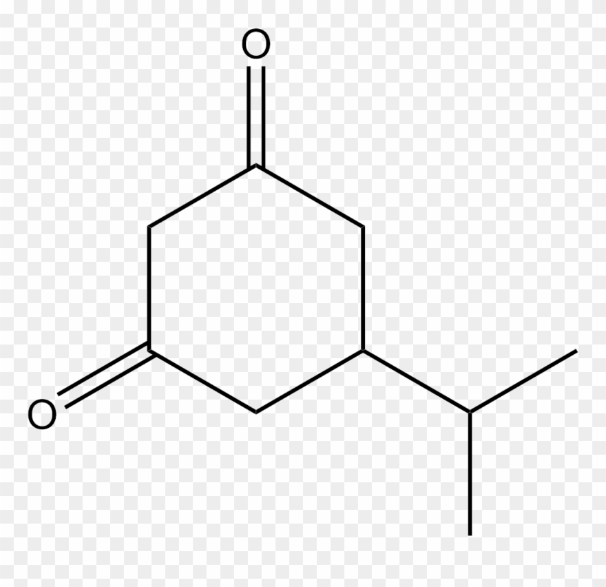 5 Isopropylcyclohexane 1,3 Dione Clipart
