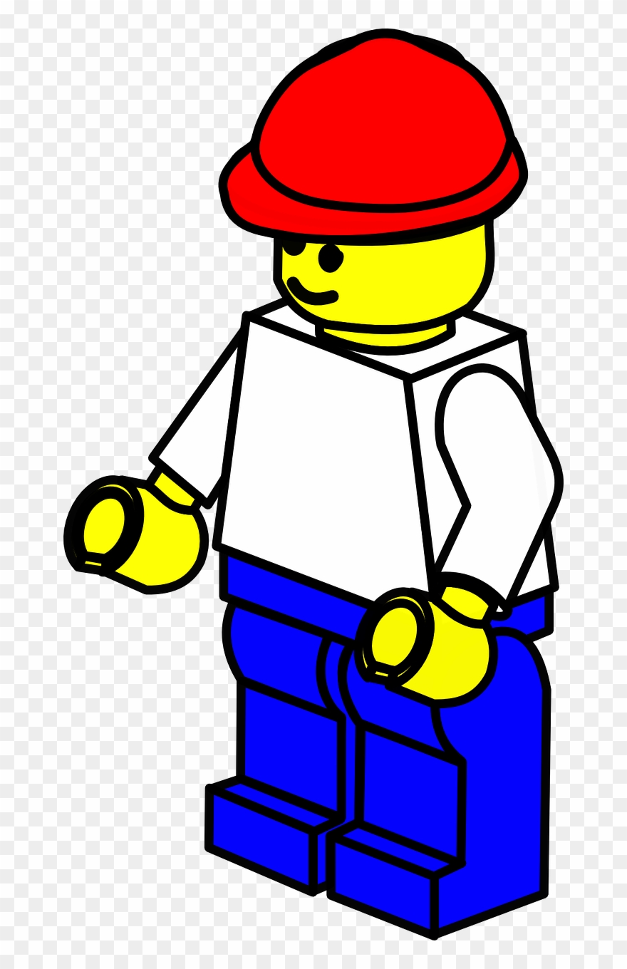 Lego Builder Construction Clipart