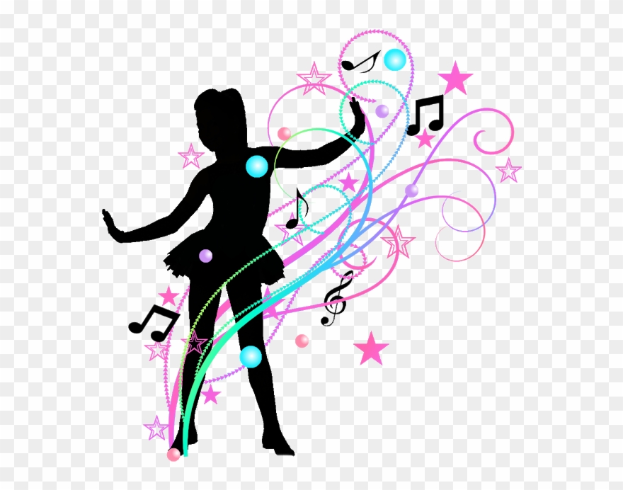 Black Girly Silhouettes Clipart