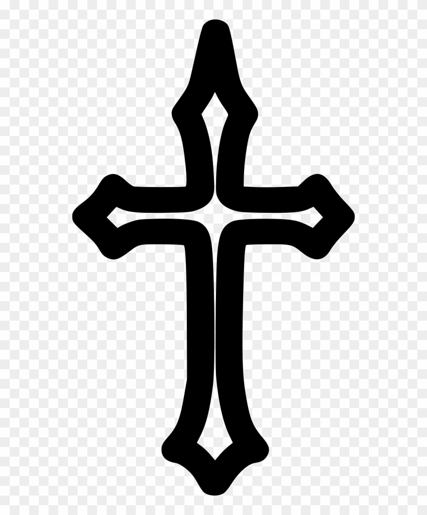 Christian Cross Comments Clipart