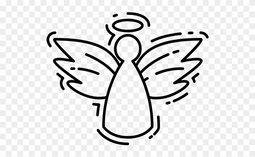 Angel Rubber Stamp Clipart