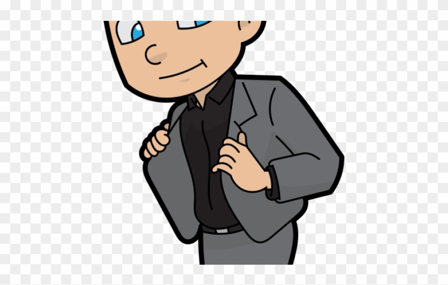 Businessman Clipart Confident - Png Download
