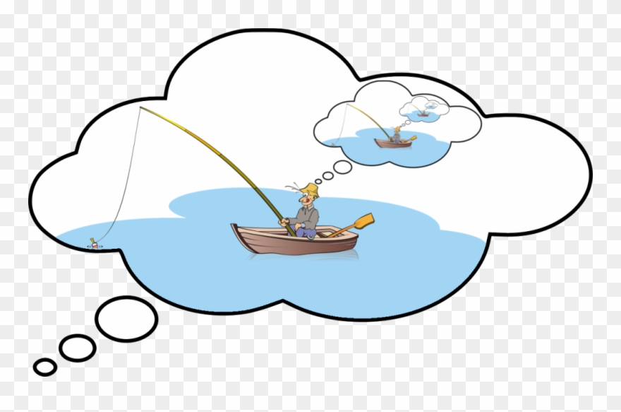 Conquering Low Self-esteem Fishing For Thoughts Clipart