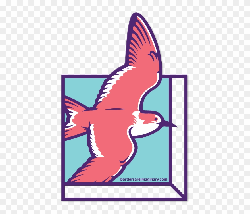 We Have Created Stickers Featuring A Bird Flying Through Clipart