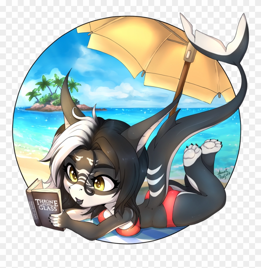 Beach Reading Clipart