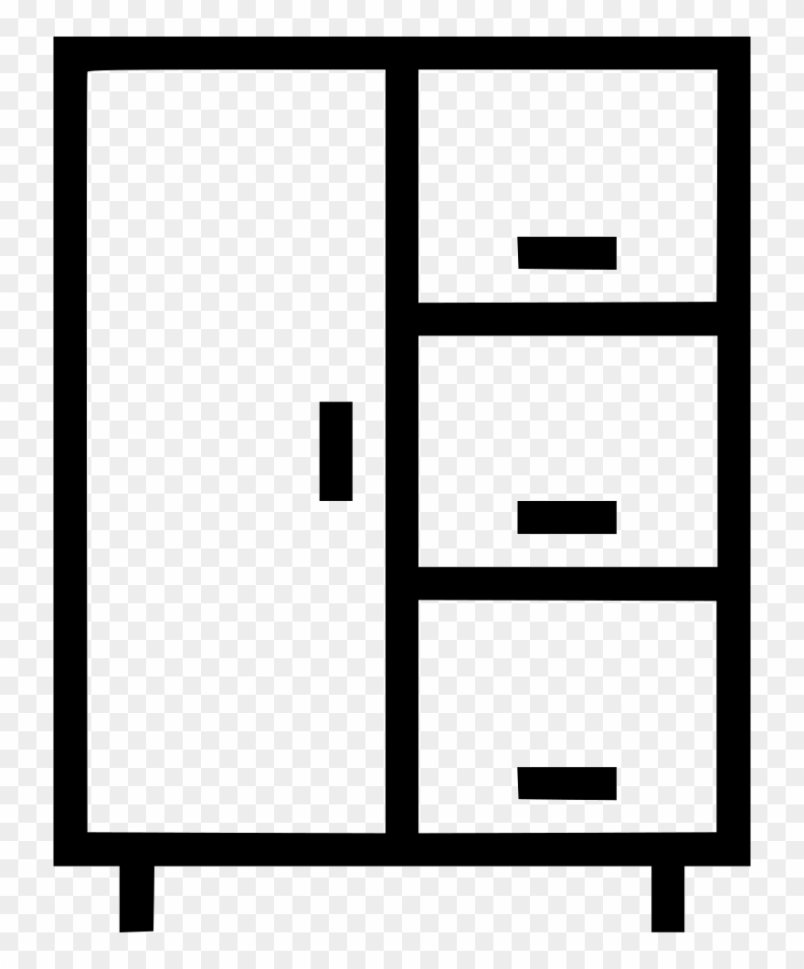 Closet Cupboard Cabinet Storage Comments Clipart
