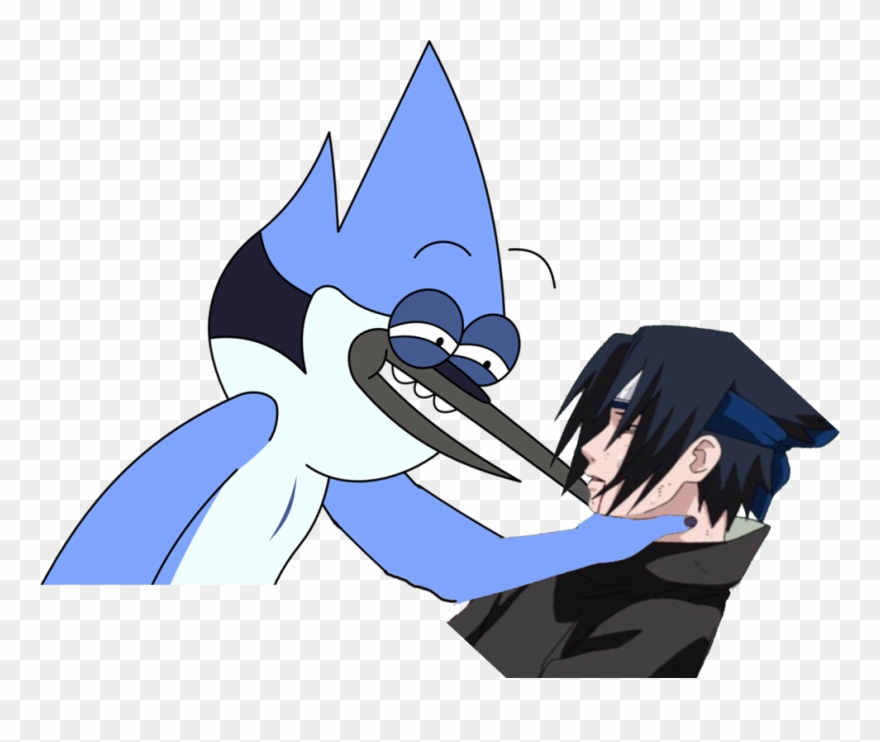 Mordecai Rigby Cartoon Animated Cartoon Illustration Clipart