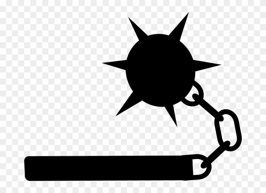 The Morning Star Is Any Of Several Medieval Club Like Clipart