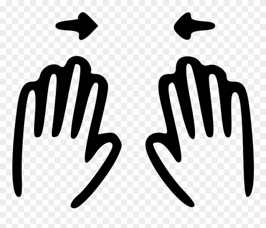 Horizontal Pinch Comments Clipart