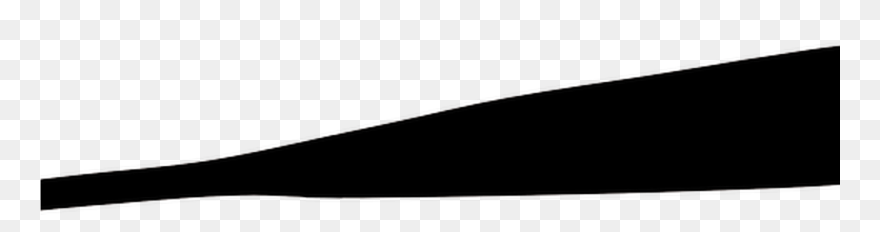 Baseball Bat Vector Silhouette Clipart