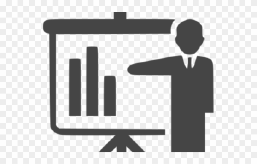 Businessman Clipart Presentation - Png Download