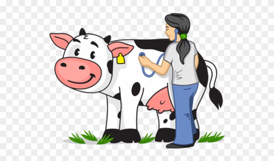 Cow Clipart Injured - Png Download