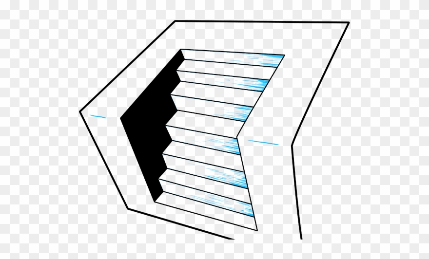 How To Draw 3d Stairs Clipart