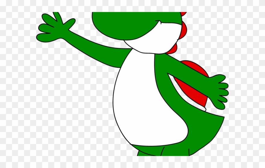 Yoshi Clipart Dark Green - Png Download