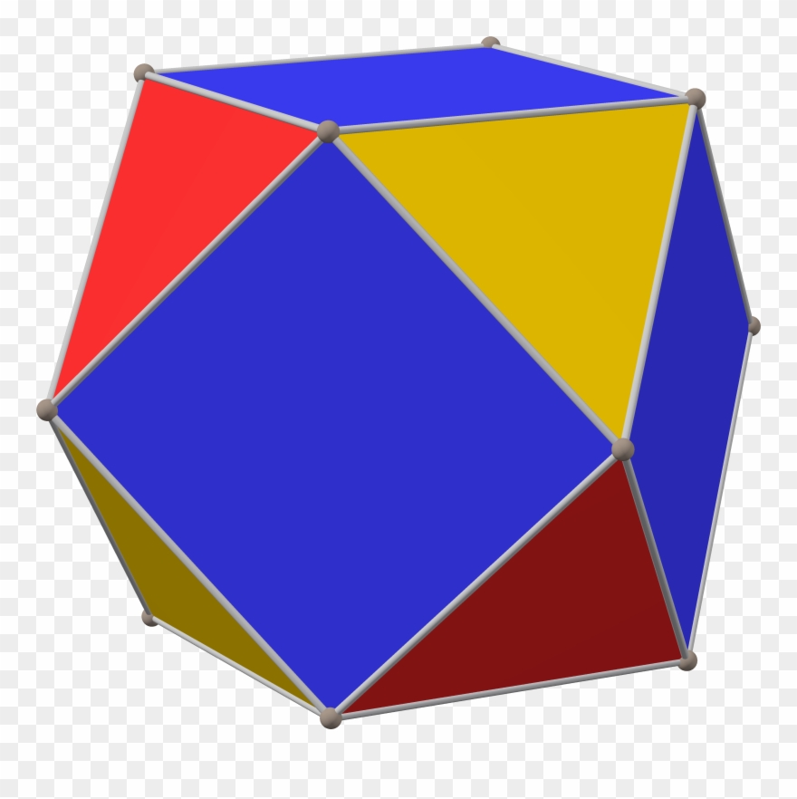 Polyhedron Small Rhombi 4-4 Max Clipart