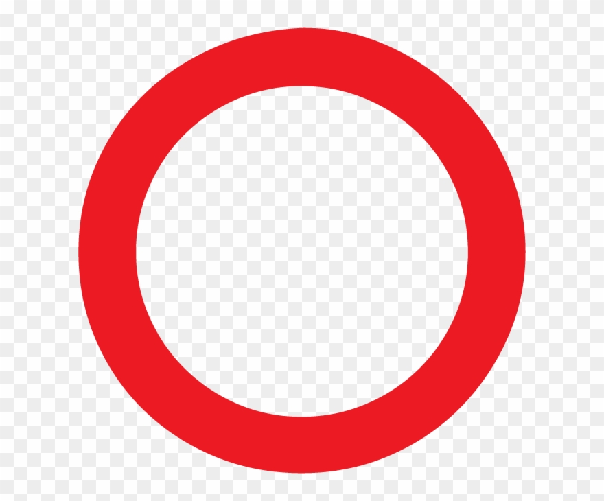 Circle With Line Through It Clipart 75 - Png Download