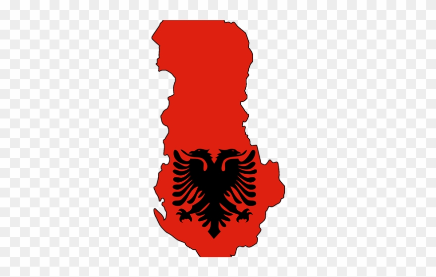 Albania Flag Clipart North - Png Download