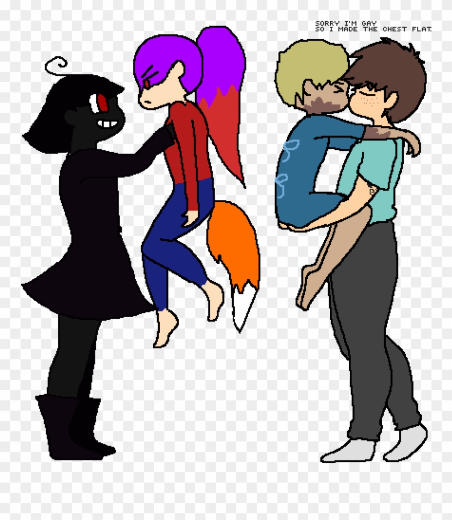 Gay Blonde Boy Making Out With Brown Hair Boy Clipart