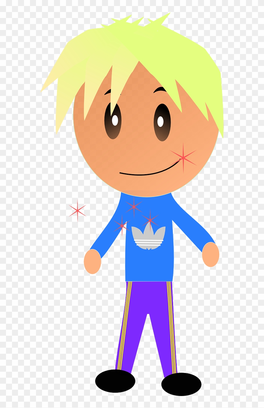 Boy Blonde Dude Clipart