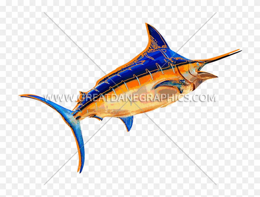 Funky Swordfish Clipart