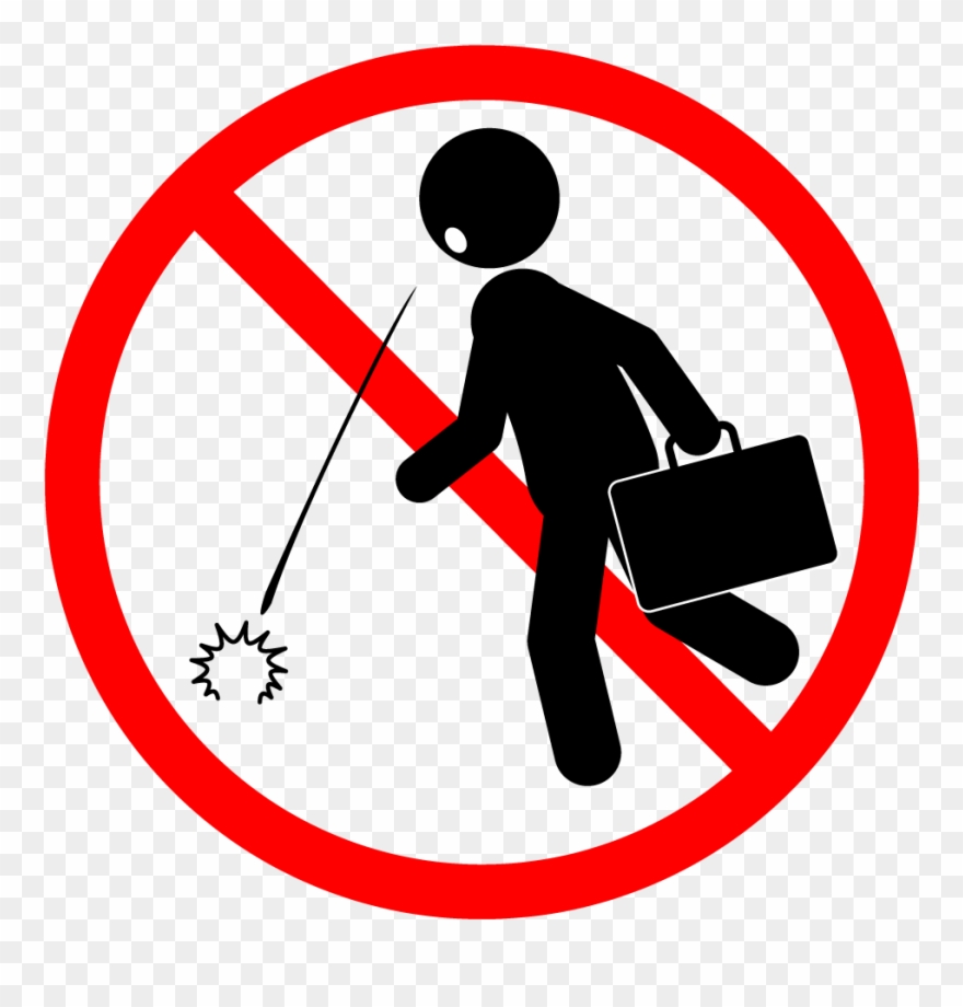 Do Not Spit Saliva In The Campus Clipart