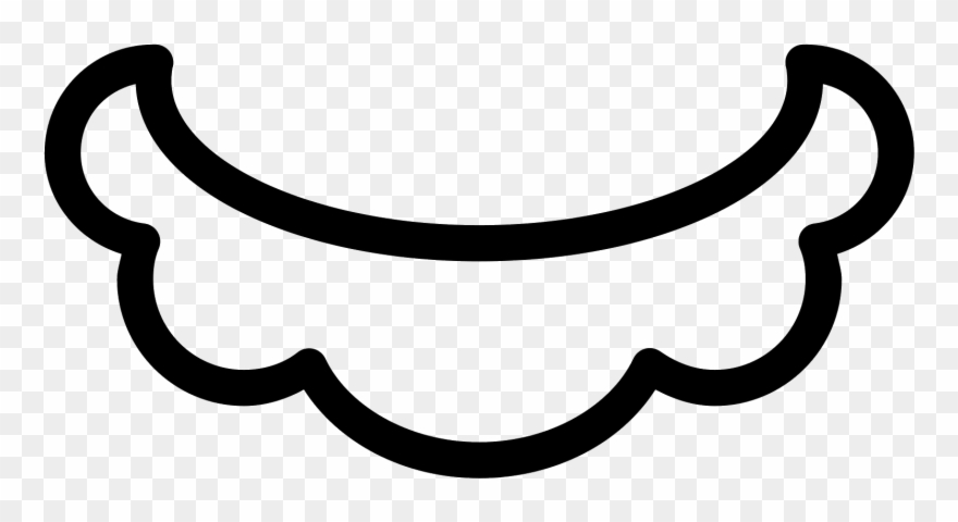 Mario Mustache Icon Clipart