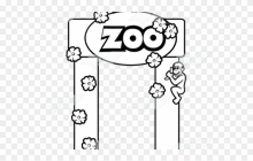 Zoo Clipart Monkey - Png Download