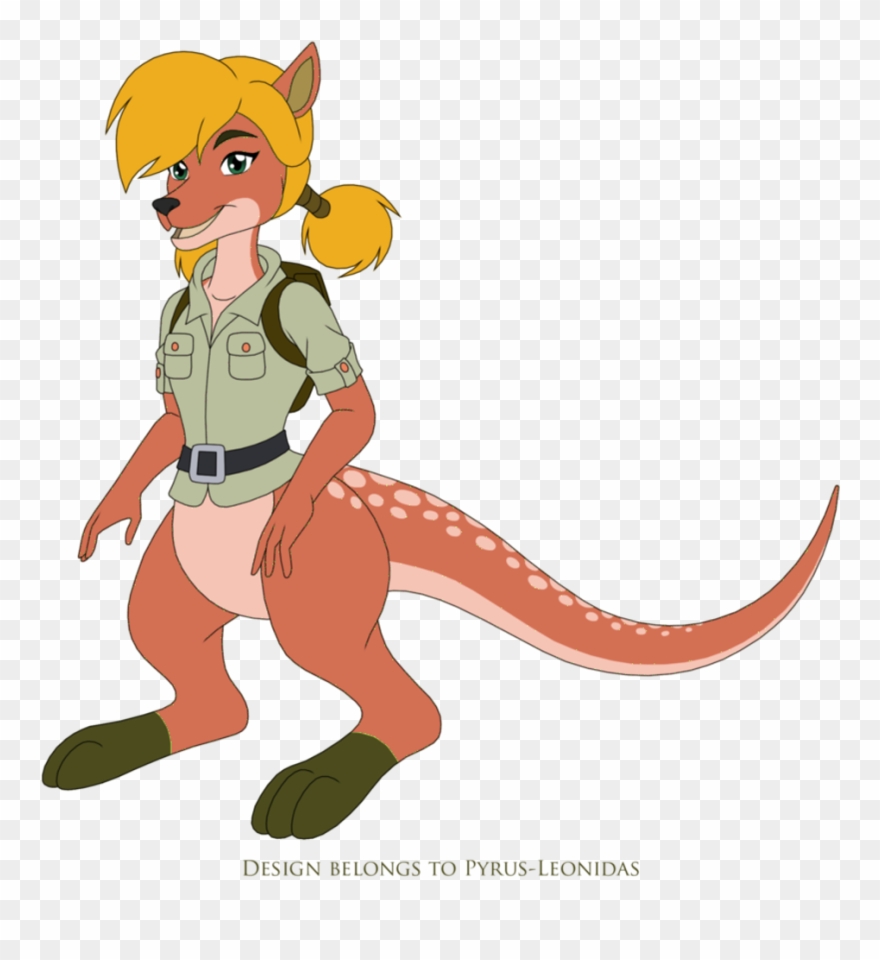 Kangaroo Sticker Clipart