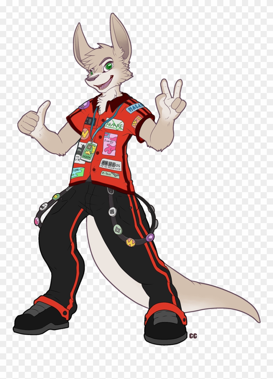 Gooja The Kangaroo Clipart