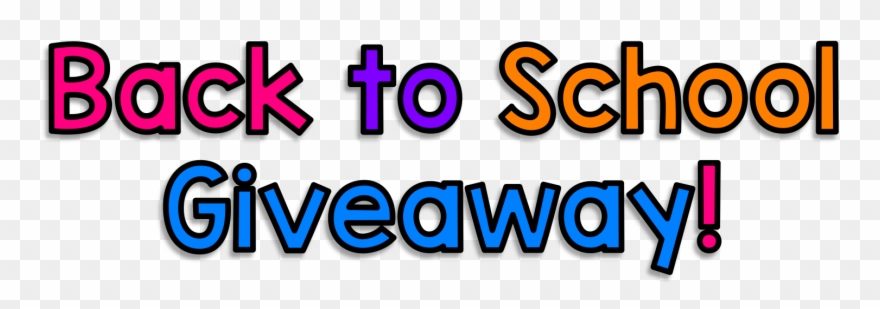 Back To School Giveaway Clipart
